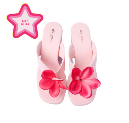 Flower Wedge sandals
