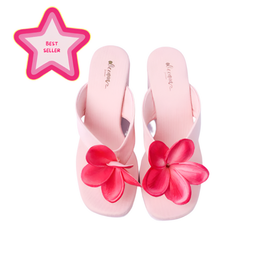 Flower Wedge sandals